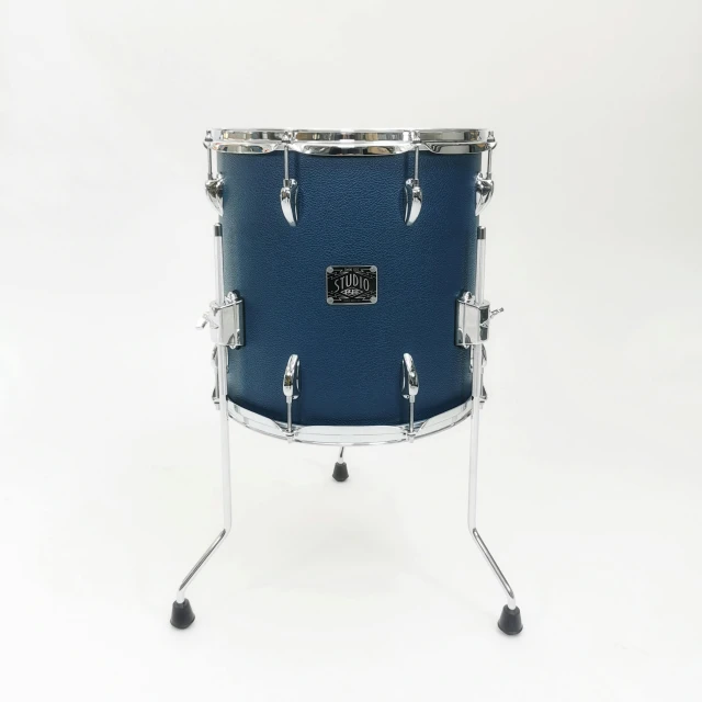 a blue drum sitting on top of a metal stand, on a white table, ultra realistic, 15081959 21121991 01012000 4k, japan grungerock from colors