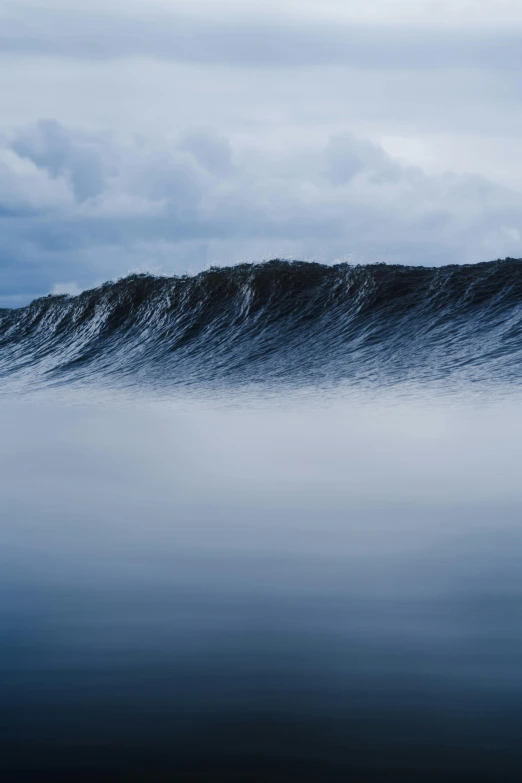 a man riding a surfboard on top of a wave, an album cover, by Yasushi Sugiyama, unsplash contest winner, surrealism, water fog, iceland, lined up horizontally, long exposure 8 k