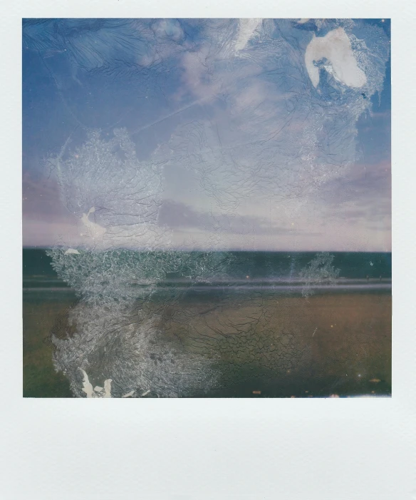 a polar polar polar polar polar polar polar polar polar polar polar polar polar polar polar polar polar polar polar polar polar polar polar polar polar polar polar, a polaroid photo, by Nathalie Rattner, unsplash, color field, photographed on damaged film, overlooking the beach, omaha beach, multiple exposure