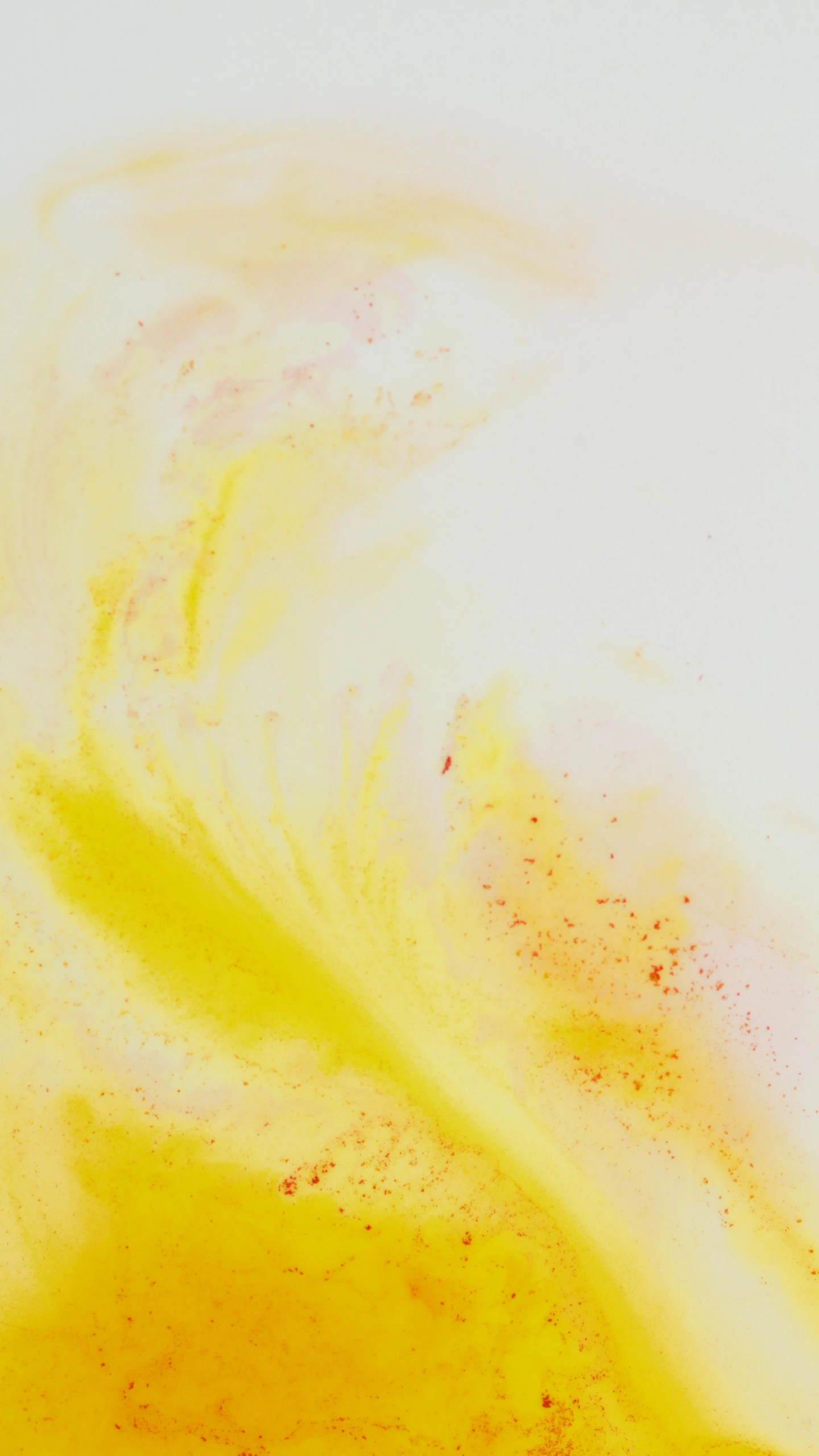 a man riding a surfboard on top of a wave, inspired by Shōzō Shimamoto, flickr, metaphysical painting, white and yellow scheme, sam gilliam, detail, exploding powder