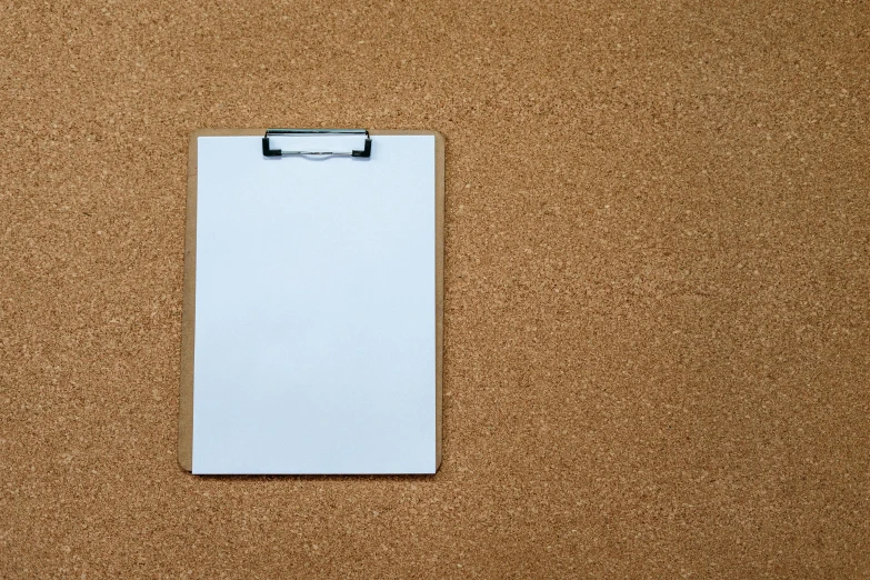 a clipboard attached to a cork board, by Andries Stock, fan favorite, background image, rectangle, thumbnail
