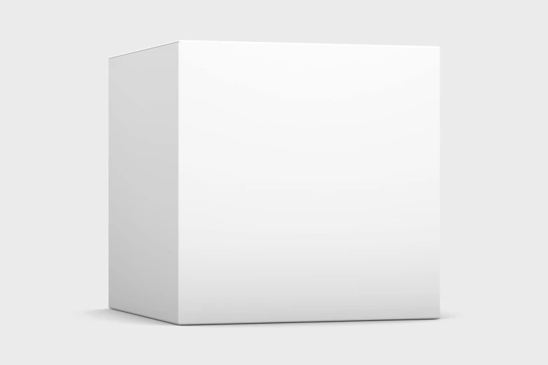 a white box on a gray background, vector art, behance contest winner, cubo-futurism, 3 d render n - 9, straight smooth vertical, listing image, ultrarealistic