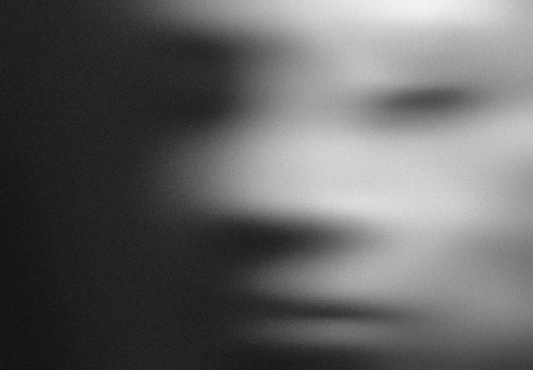 a blurry black and white photo of a woman's face, by Jan Rustem, conceptual art, fog. by greg rutkowski, digital art - n 9, sofya emelenko, abstraction