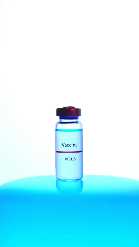 a bottle of water sitting on top of a table, an illustration of, by Jeanna bauck, shutterstock, beauty is a virus, syringe, high key detailed, circa 1 9 9 9