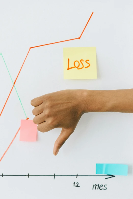 a person pointing at a graph on a white board, by Kristian Zahrtmann, trending on pexels, conceptual art, loss in despair, promo image, on a pale background, lost photo