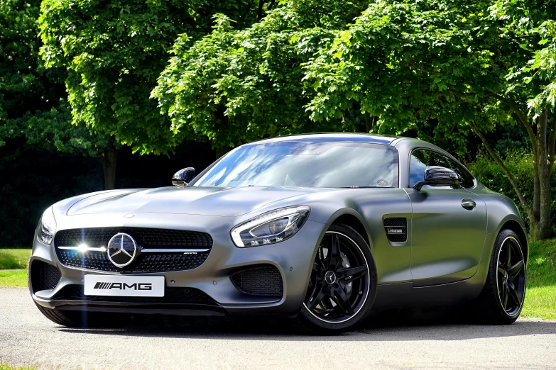 a silver mercedes sports car parked on the side of a road, pexels contest winner, gun metal grey, ultra realistic hd, rectangle, an elegant green