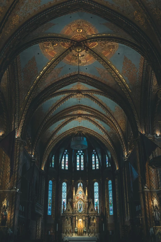 a large cathedral filled with lots of windows, unsplash contest winner, ornate gilded details, simple ceiling, dark and moody aesthetic, deity)