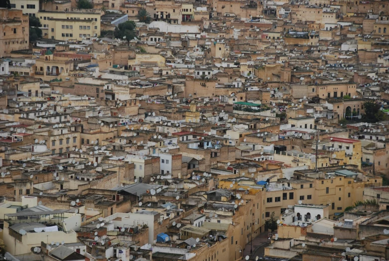 a large city filled with lots of tall buildings, a picture, morocco, hiding in the rooftops, gigapixel photo, square