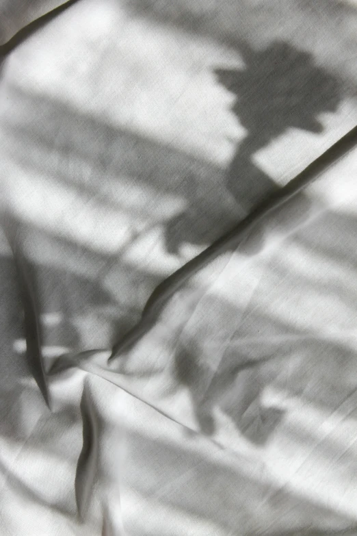 a pair of scissors sitting on top of a bed, inspired by Arnold Newman, unsplash, lyrical abstraction, wearing translucent sheet, shadow and light, lined in cotton, sun overhead