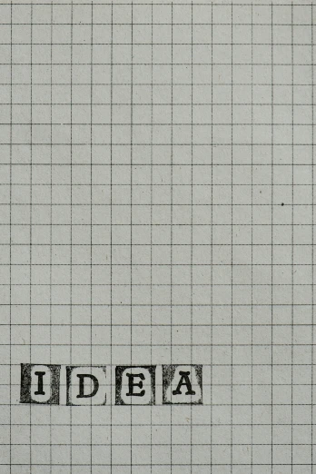 a close up of a piece of paper with writing on it, an album cover, pexels, dada, grid, the idea, 256x256, ikea