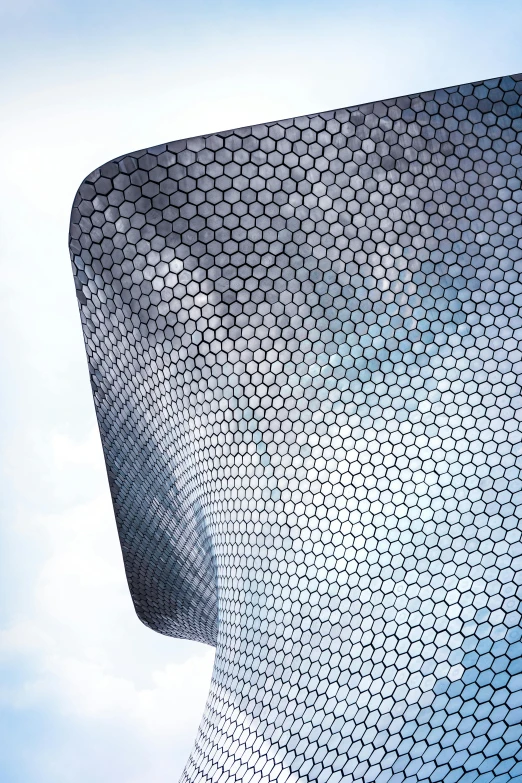 a close up of a building with a sky background, by Zha Shibiao, downtown mexico, behance lemanoosh, fish skin, square enix