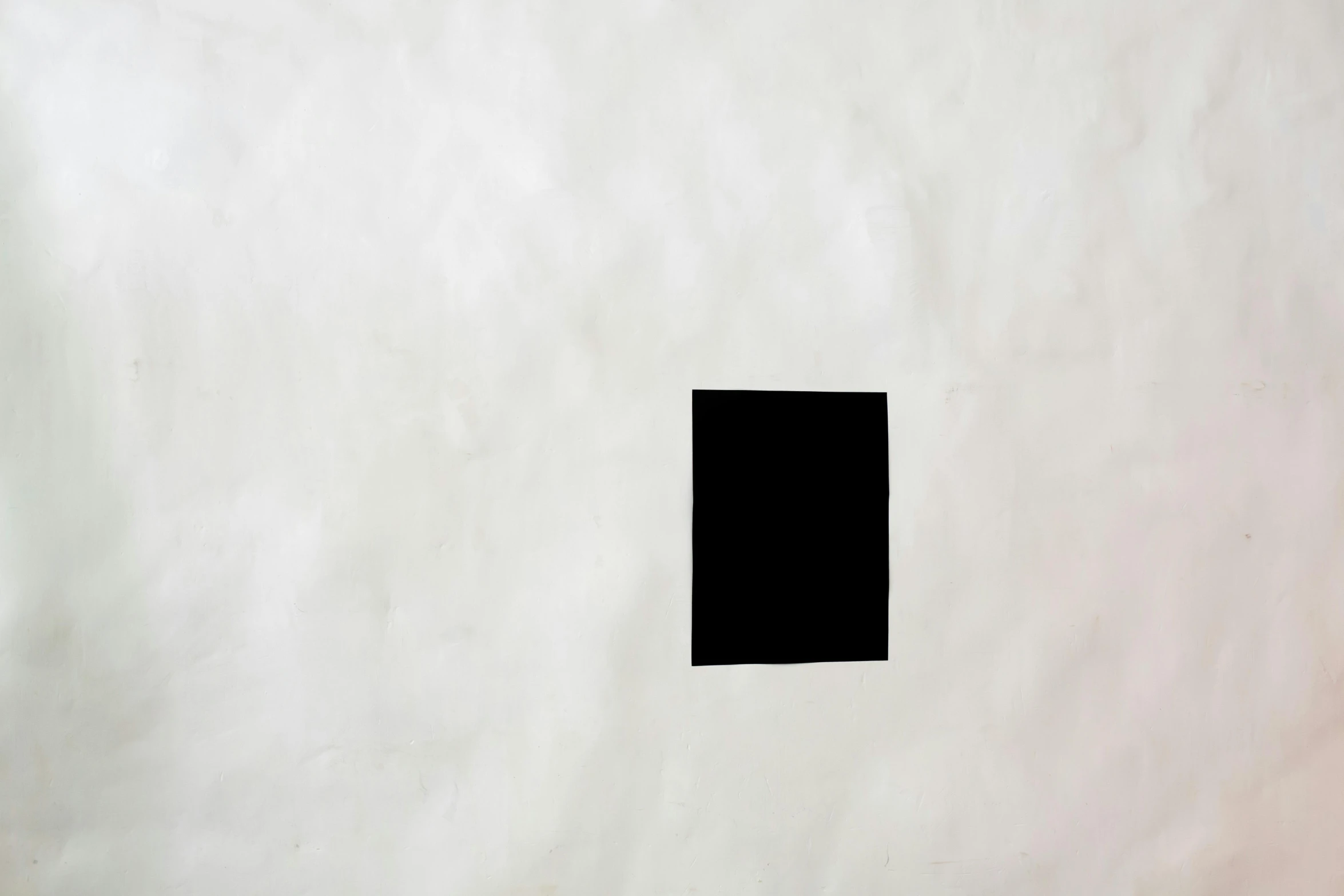 a black square sitting on top of a white sheet of paper, inspired by Malevich, unsplash, 144x144 canvas, keyhole, wall ], portal 3