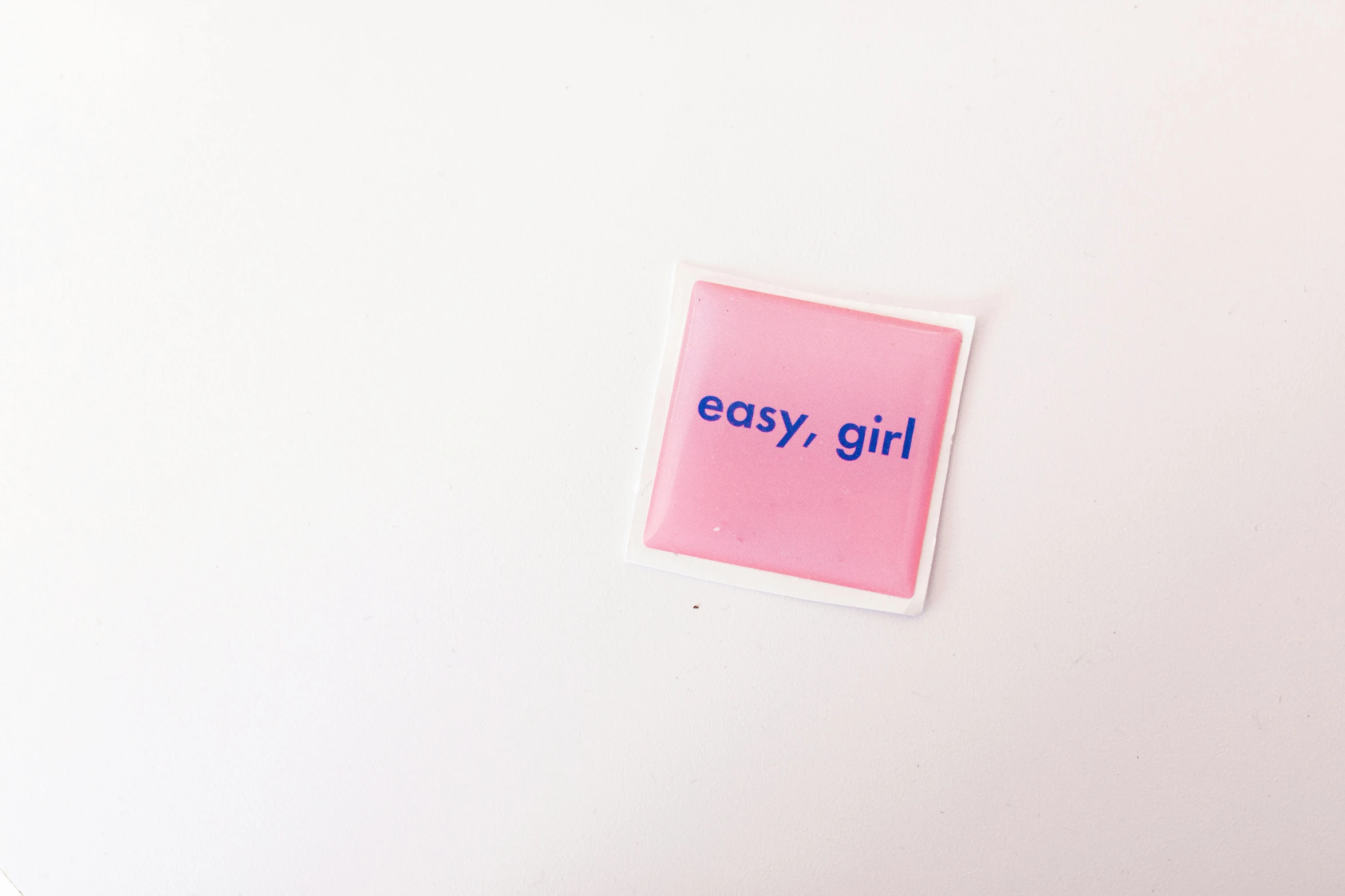 a laptop computer sitting on top of a white desk, an album cover, inspired by Tracey Emin, unsplash, feminist art, silicone patch design, happy girl, # e 5 3 7 1 b, easygoing