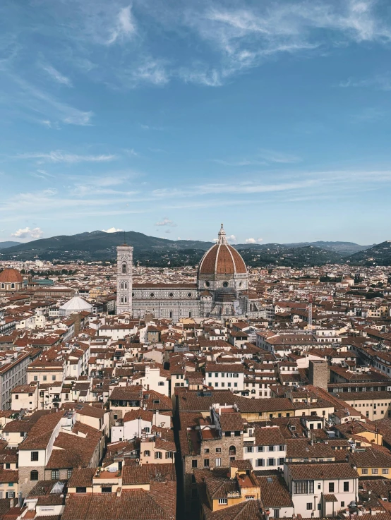 a view of a city from the top of a building, a picture, pexels contest winner, renaissance, florence, 🎀 🍓 🧚, square, slide show