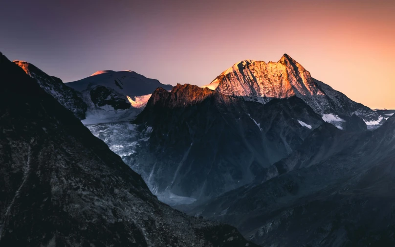 a couple of mountains that are next to each other, pexels contest winner, beautifully lit, lpoty, mountain in background, high elevation