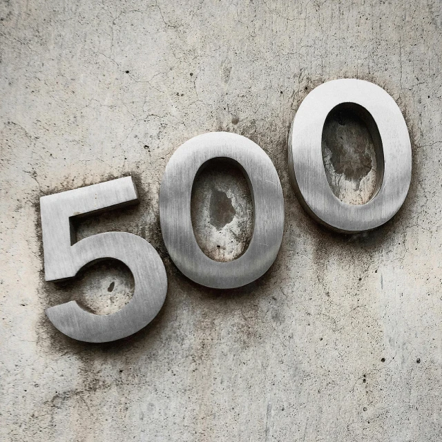 a number fifty fifty fifty fifty fifty fifty fifty fifty fifty fifty fifty fifty fifty fifty fifty fifty, by Daniel Lieske, pixabay, stainless steal, on a wall, high resolution render, huge success