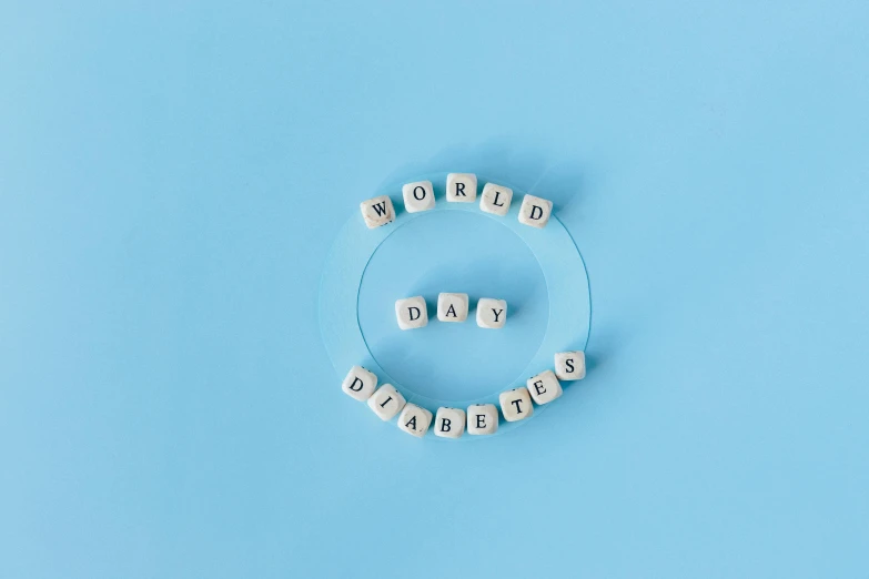 a smiley face made out of cubes on a blue background, an album cover, pixabay, word, good day, medical photography, round thighs