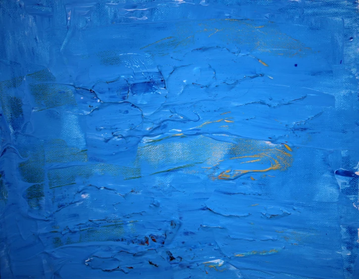 a painting of a fish on a blue background, an abstract painting, pexels, lacquer on canvas, 144x144 canvas, thick impasto, gestural