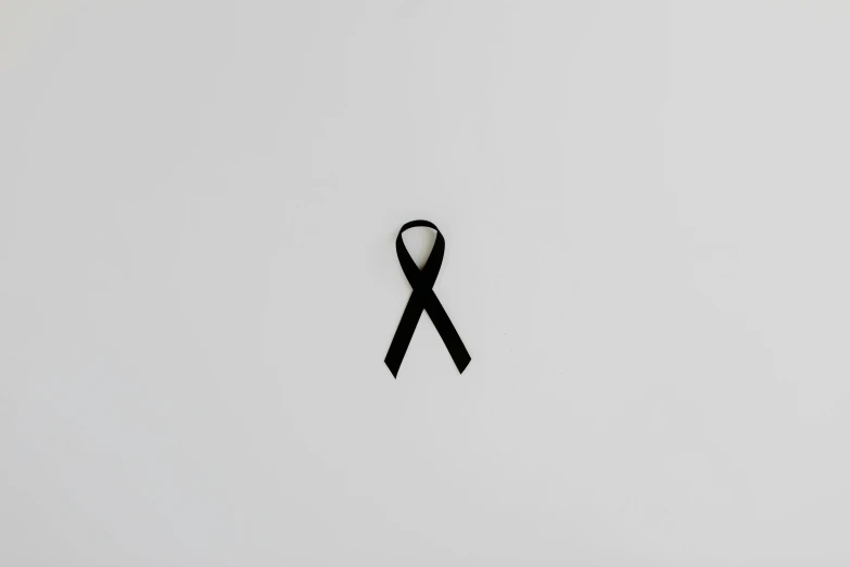 a black ribbon on a white background, unsplash, achluophobia, instagram picture, 9 / 1 1, avatar for website