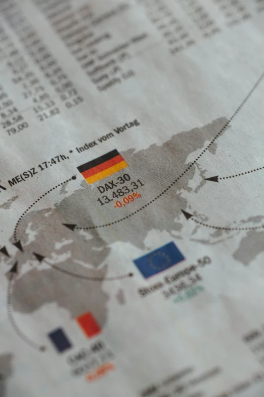 a close up of a piece of paper with a map on it, a cartoon, by Daniel Lieske, trending on unsplash, berlin secession, economist, photographed for reuters, crypto, infography