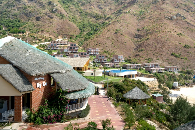 a house sitting on top of a lush green hillside, quito school, avatar image, hollister ranch, profile image