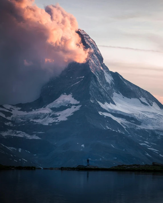 the matter matter matter matter matter matter matter matter matter matter matter matter matter matter matter matter matter matter matter matter matter matter matter matter matter matter matter, a matte painting, by Johannes Voss, pexels contest winner, romanticism, swiss alps, famous photo, last light, erupting volcano