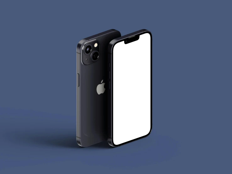 a black iphone with a white screen on a blue background, a 3D render, trending on pexels, sony nicon iphone 1 3 pro max, full body 8k, 4 k hd wallpapear, grey metal body