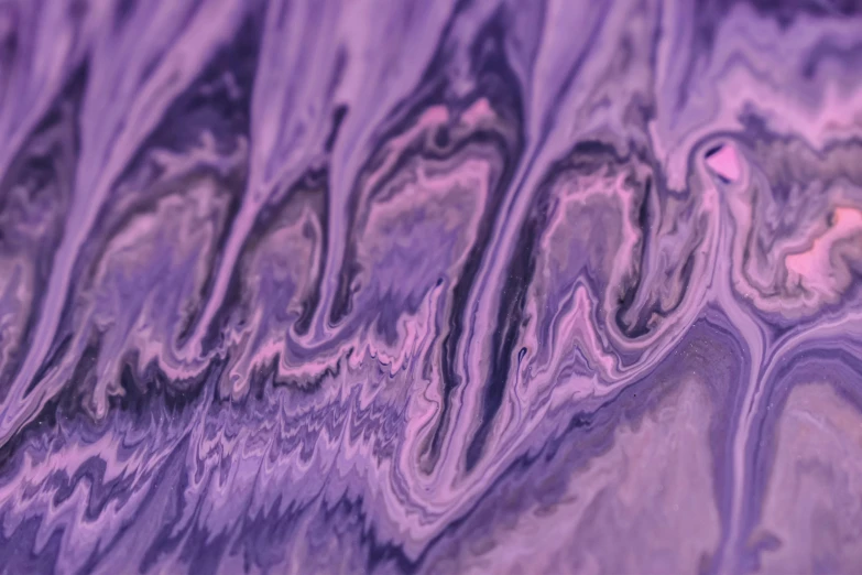 a close up of a liquid substance on a surface, trending on pexels, generative art, violet skin, epicanthal fold, music video, concerned