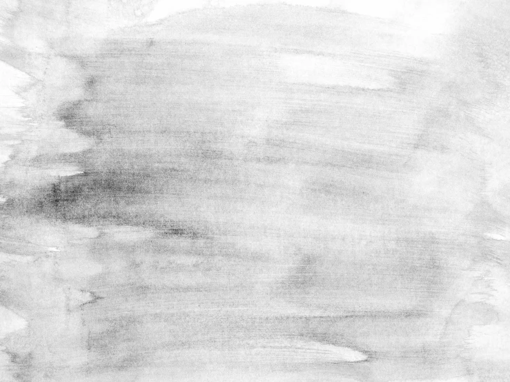 a black and white painting with a brush stroke, an abstract drawing, watercolor wash, background is white and blank, made in tones of white and grey, background image