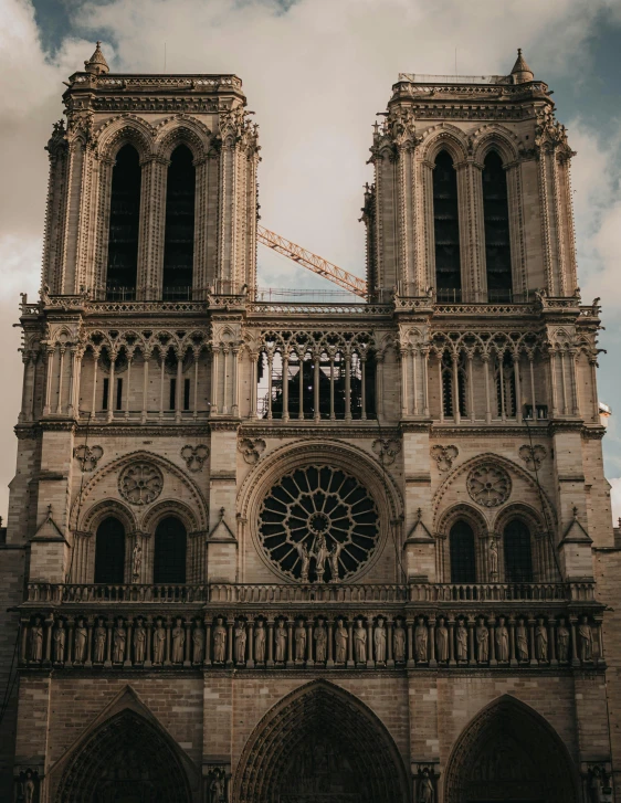 a very tall cathedral with a clock on it's side, pexels contest winner, cinematic paris, gif, two stories, front photo