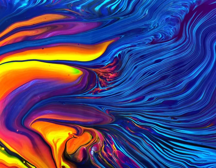 an abstract painting of a woman's face, by Daniel Chodowiecki, trending on pexels, abstract art, swirly liquid fluid abstract art, iridescent glass, iphone wallpaper, flame colors bright