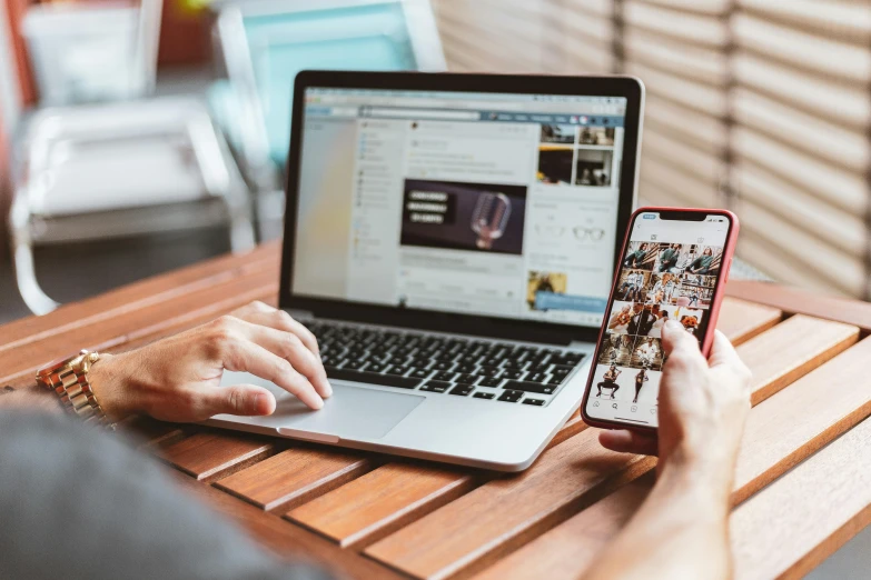 a person sitting at a table with a laptop and a cell phone, a picture, trending on pexels, happening, 9 9 designs, bringing people together, thumbnail, 15081959 21121991 01012000 4k