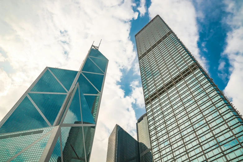 skyscrapers in the financial district of hong kong kong kong kong kong kong kong kong kong kong kong kong kong kong kong kong kong kong kong kong, inspired by Cheng Jiasui, pexels contest winner, hypermodernism, mies van der rohe, foster and partners, avatar image