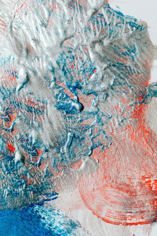 a couple of teddy bears sitting next to each other, an ultrafine detailed painting, generative art, mars aerial photography, blue and red color scheme, glacier, credit nasa
