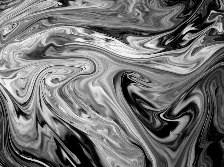 a black and white abstract painting, pexels, abstract illusionism, swirly liquid ripples, mobile wallpaper, glass texture, melting pixels