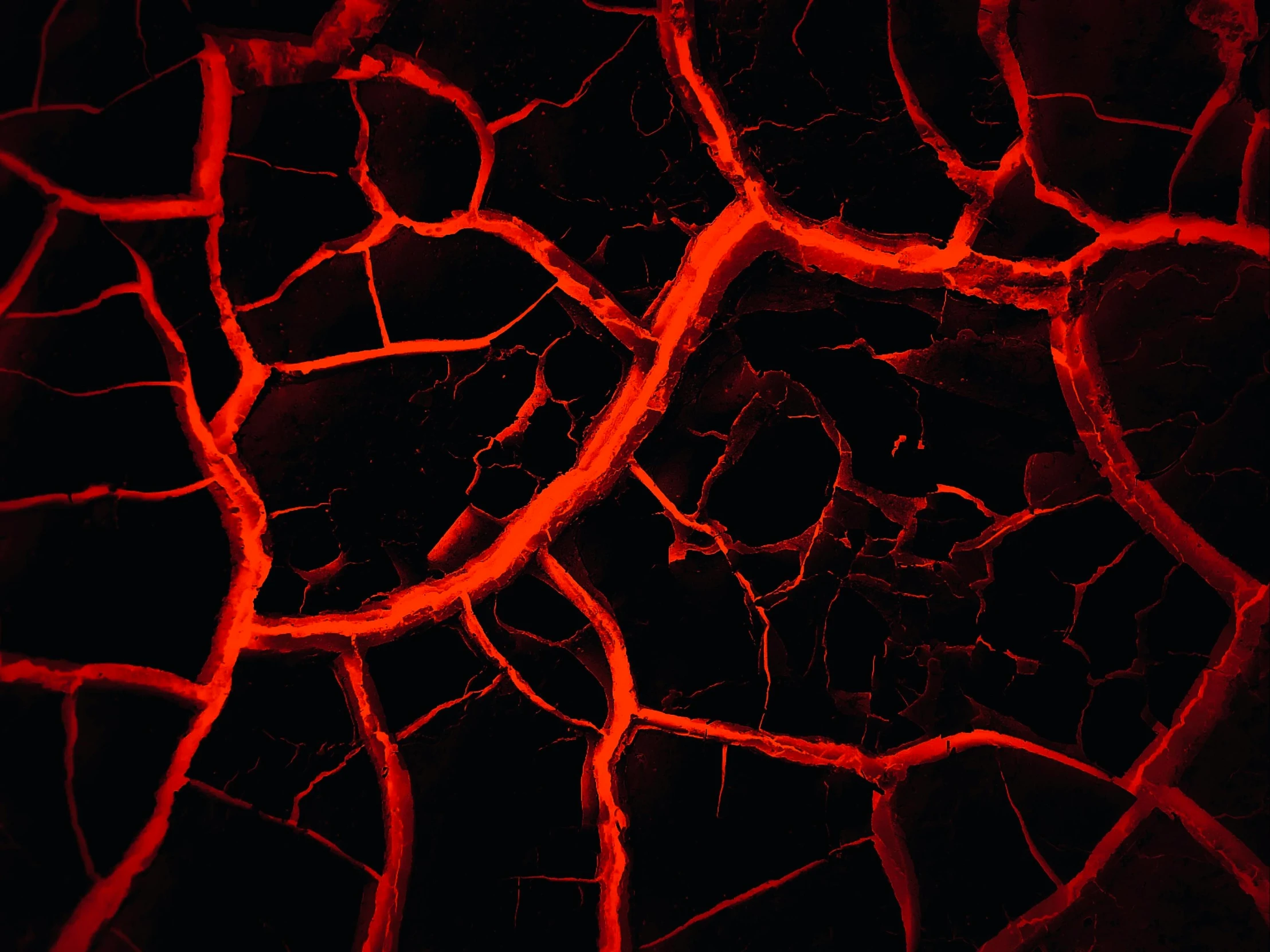 a close up of a red vein on a black surface, a microscopic photo, pexels, auto-destructive art, volcanic skeleton, crackling black lightning, 8 k highly detailed ❤🔥 🔥 💀 🤖 🚀, profile image