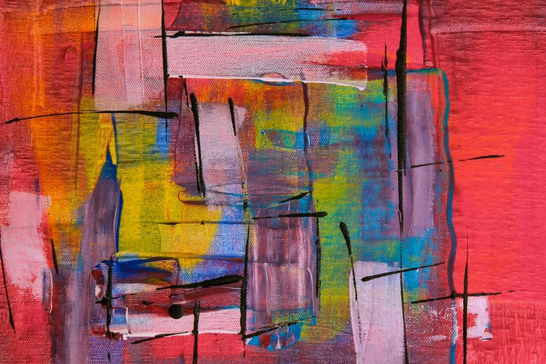 a painting with lots of different colors on it, pexels contest winner, abstract art, patchwork, 144x144 canvas, glossy magazine painting, (abstract)