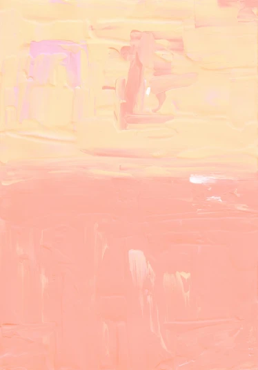 a painting of a man sitting on top of a bus, a minimalist painting, inspired by Yanjun Cheng, unsplash, petal pink gradient scheme, abstract painting. 8k, abstract painting fabric texture, soft light - n 9