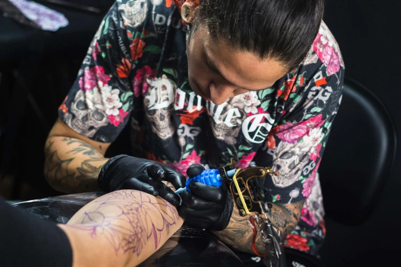 a man getting a tattoo on his arm, pexels contest winner, jordan grimmer and natasha tan, fan favorite, aussie baristas, corpsepaint