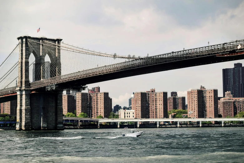 a large bridge over a body of water, inspired by Thomas Struth, pexels contest winner, brooklyn, jen atkin, 15081959 21121991 01012000 4k, high quality picture