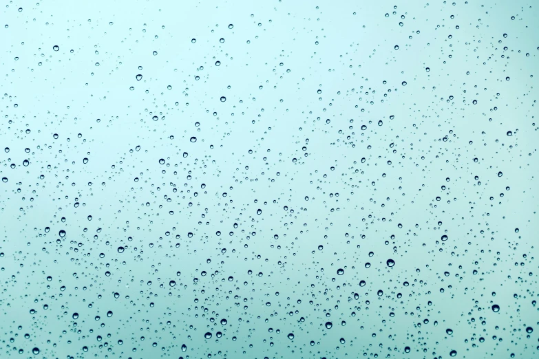 a close up of water droplets on a window, an album cover, inspired by Vija Celmins, pixabay, minimalism, background image, light blue background, ultra detailed illustration, [ bubbles