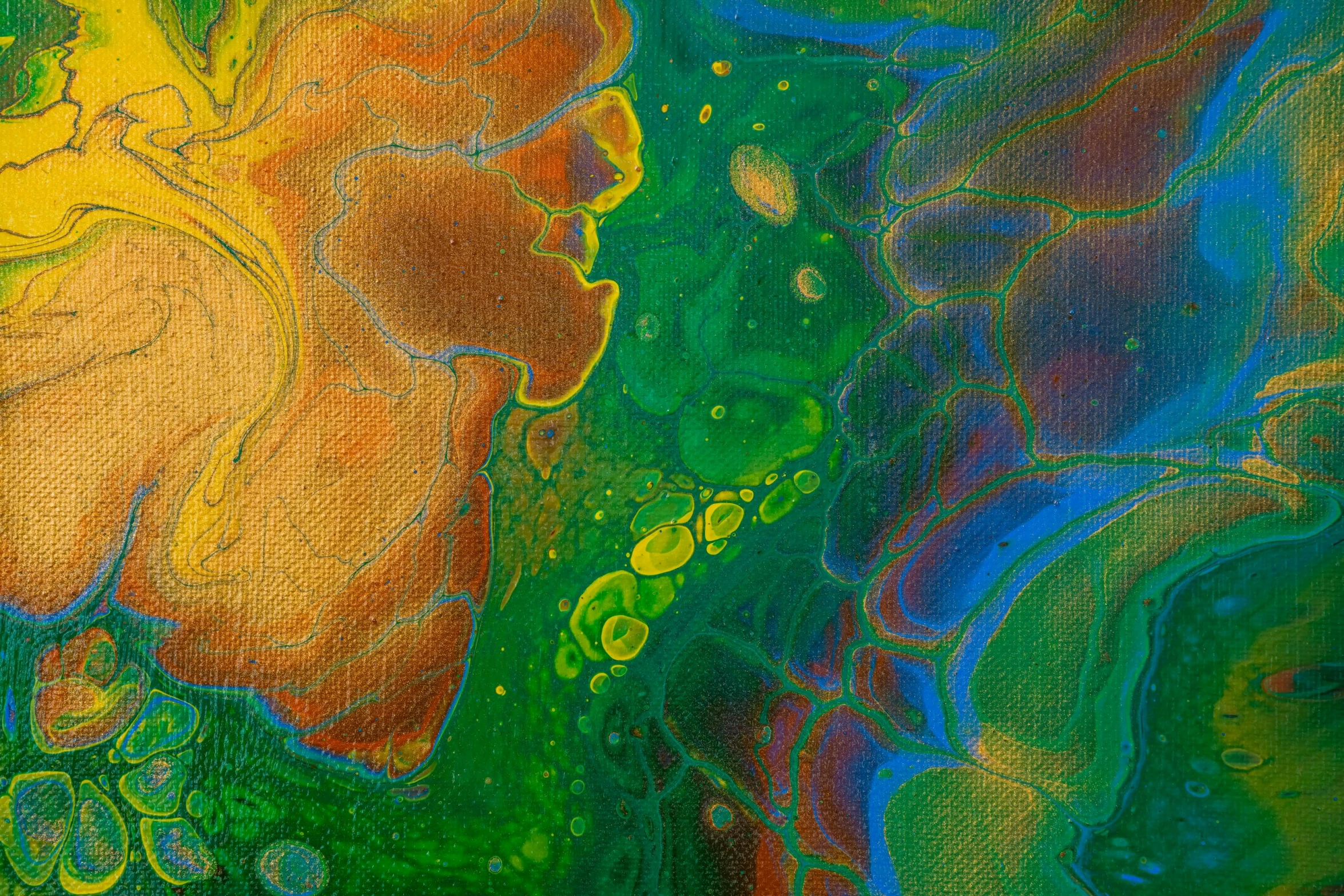 a close up of a painting on a wall, inspired by Michelangelo, metaphysical painting, the ayahuasca spirit, iridescent membranes, oil on canvas high angle view, synthetic polymer paint on linen