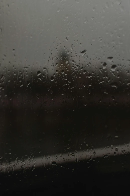 a close up of a window with rain on it, an album cover, trending on unsplash, tonalism, chillhop, background image, silent hill aesthetic, the photo was taken from a boat