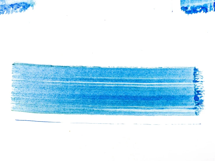 a blue brush stroke on a white background, inspired by Raoul De Keyser, unsplash, ultra fine colored inking lines, hand - drawn animation, collage paper and tape, zoomed out to show entire image