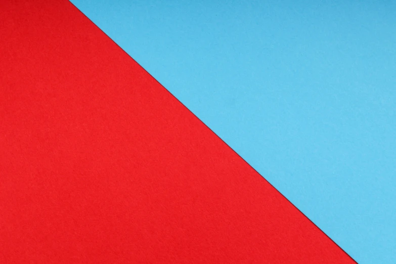 a pair of scissors sitting on top of a red and blue paper, inspired by Malevich, unsplash, postminimalism, red and cyan, (abstract), diagonal, sheet paper