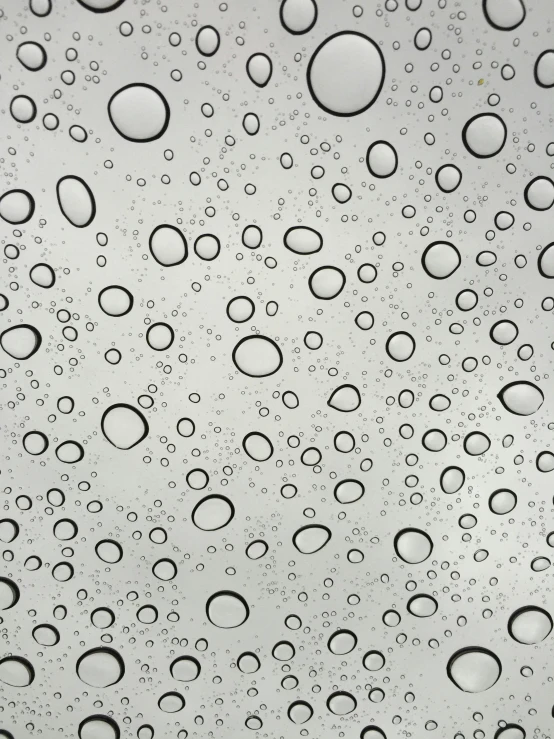 a close up of water droplets on a window, inspired by Vija Celmins, ceiling, ilustration, grey, glass cover