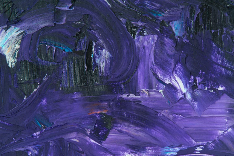 a close up of a painting with purple paint, turmoil, album cover, flume cover art, phthalo blue