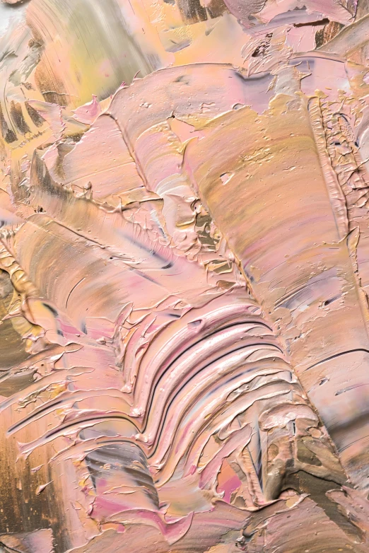 a close up of a painting of a zebra, an ultrafine detailed painting, inspired by Yanjun Cheng, reddit, lyrical abstraction, pink and gold color palette, painting of a sand landscape, aerial iridecent veins, oil paint impasto relief