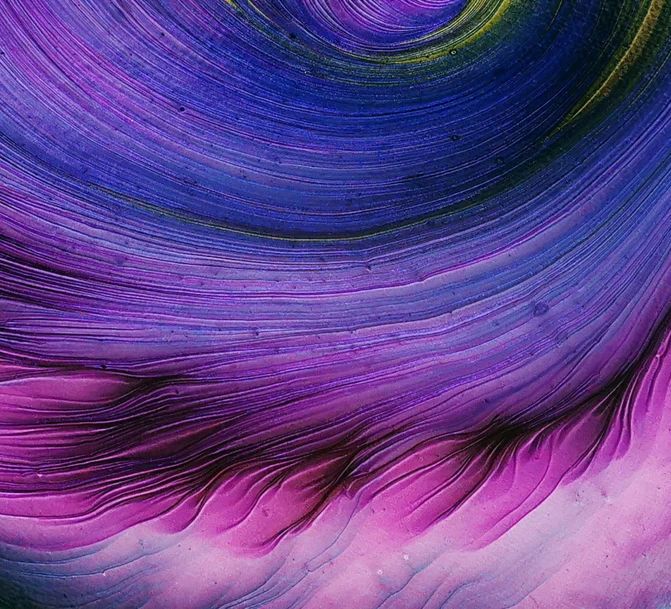 a close up of a purple and blue swirl, an ultrafine detailed painting, by Jan Rustem, trending on pexels, geology, petals, view of the cosmos, multicoloured