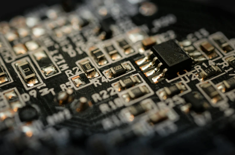 a close up of a printed circuit board, by Daniel Lieske, pexels, adafruit, thumbnail, instagram post, overclocking